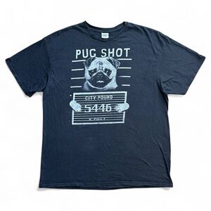 Pug Shot Short Sleeve Tee XL